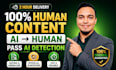 humanize ai content, edit ai content into natural blogs in 2hrs