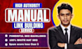 grow google ranking with manual link building and SEO backlinks