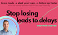build lead scoring and instant hot lead alerts with n8n