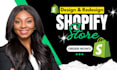 create shopify store, build shopify website design, shopify dropshipping website