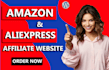 create autopilot amazon affiliate and aliexpress affiliate website store