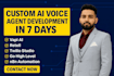 be ai voice agent developer ai calling agent in vapi, elevenlabs with automation