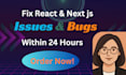 fix reactjs nextjs wordpress website bugs, errors, remove malware