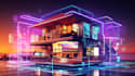 create motion graphics futuristic hud animations