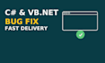 fix bugs in your c sharp or vb net application