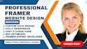 design modern framer website landing page framer developer
