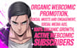 do webtoon promotion, tapas comic promotion or webnovel across platforms