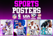 design creative sports artwork