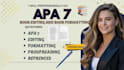 format, cite, edit your document, citations, references in apa 7 style