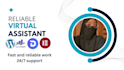 be your wordpress virtual assistant for any website tasks