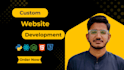 do ai website development as a frontend and backend developer