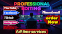 edit youtube, tiktok, and instagram videos with free thumbnail