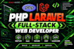 develop customize and bug fix full stack app web php lavarel, react js, mvp,