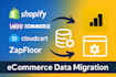 do any ecommerce store data migration to any cms