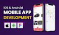 do mobile app development for android and ios as a flutter developer