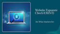 perform public website exposure and misconfiguration check osint