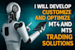 develop, customize, optimize mt4 and mt5 trading solutions