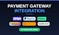 integrate stripe paypal tabby payment gateways to your website