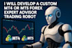 build custom mt4 or mt5 forex expert advisor trading robot