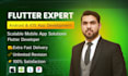 be your flutter developer for android IOS app development