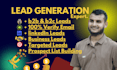 do high quality b2b lead generation verified email and contact research