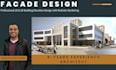 create architecture 2d and 3d building elevation design