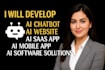 create a full stack ai system including chatbot, saas app, and smart website
