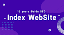 index your website urls in baidu