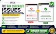 fix wix store checkout issues, wix payment errors, stripe paypal problems