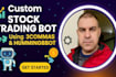 custom stock trading bot with 3commas and hummingbot, API and strategy setup