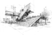 draw architecture and urban design sketches