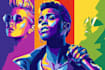 make an unique wpap pop art style