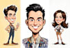 do unique caricature cartoon and mascot