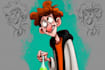 design a 2d cartoon character