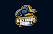 design black knights football logo