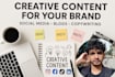 do creative copywriting tailored to fit your needs