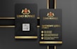 design elegant luxurious two sided business card