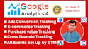 setup google analytics 4, ecommerce tracking, conversion tracking GTM