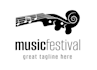 design luxury professional guitar logo