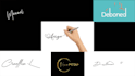 do create handwritten signature logo animation
