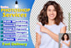cut out images and hair masking on photoshop