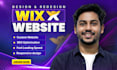 create wix website design redesign wix, develop wix landing page, wix velo code
