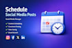 schedule social media post, social media manager
