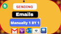 send 500 emails manually one by one