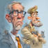 political caricature and cartoon