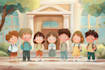 draw children book illustration