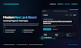build a modern next js and react landing page or website