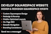 develop squarespace website design redesign squarespace website