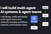 build multi agent ai systems and agent teams agno, adk, crew