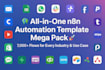 ready to use n8n 7100 automation templates
